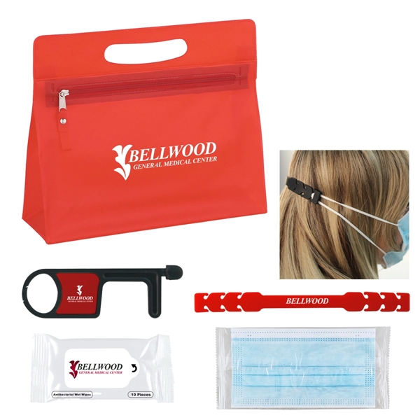 On The Go travel kit with a reusable mask, mask extender,... from ASI 61125 Hit Promotional Products