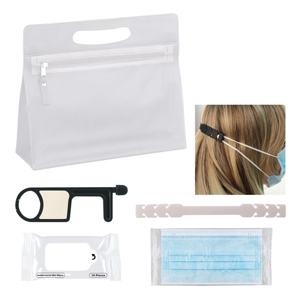 On The Go travel kit with a reusable mask, mask extender,... from ASI 61125 Hit Promotional Products