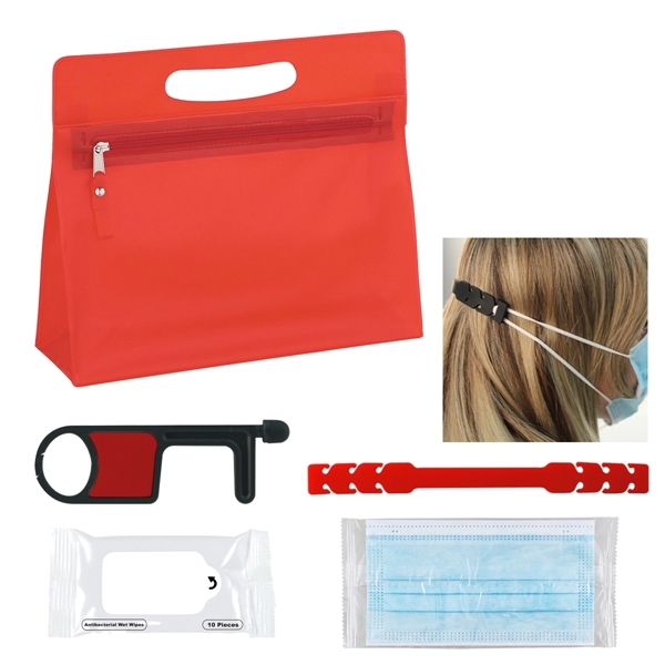On The Go travel kit with a reusable mask, mask extender,... from ASI 61125 Hit Promotional Products