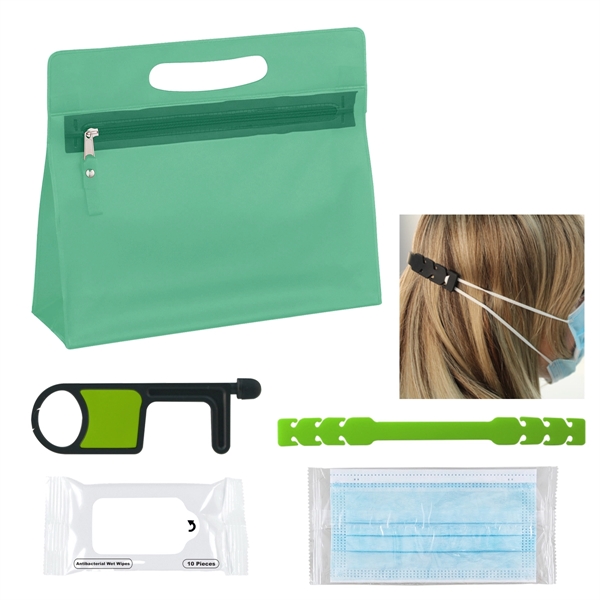 On The Go travel kit with a reusable mask, mask extender,... from ASI 61125 Hit Promotional Products