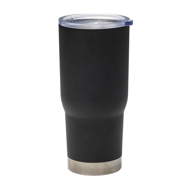 22 oz Stainless Steel copper lined travel tumbler with push-on drink... from ASI 67075 Leprechaun Promotions, LLC / Leprechaun Promotions