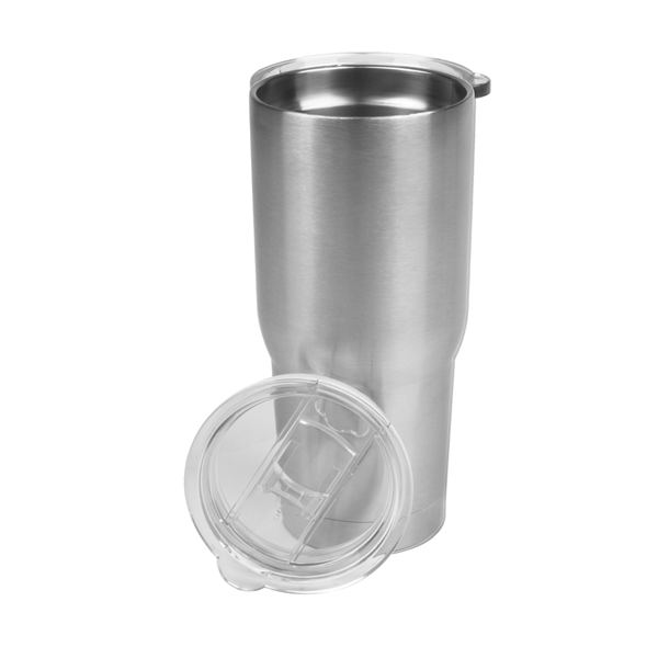 22 oz Stainless Steel copper lined travel tumbler with push-on drink... from ASI 67075 Leprechaun Promotions, LLC / Leprechaun Promotions
