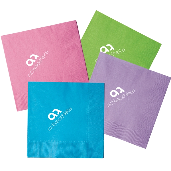 Two ply island colored beverage napkin with 1/4 fold, 10" x... from ASI 88200 TK Sorg's - A Div of Arch Promo Group, LLC / PETITE