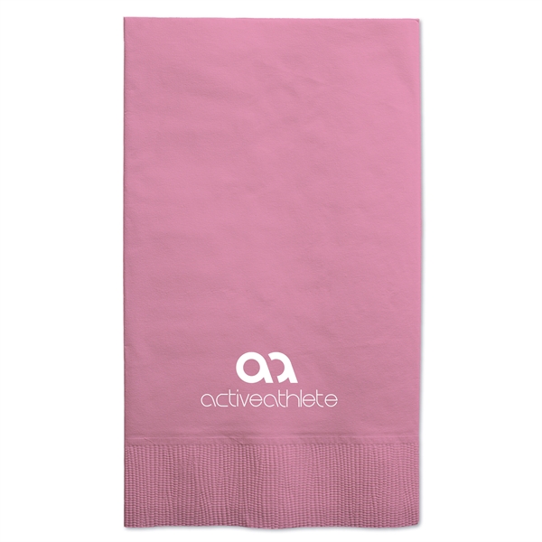 Two ply island colored dinner napkin with 1/8 fold, 15" x... from ASI 88200 TK Sorg's - A Div of Arch Promo Group, LLC / PETITE