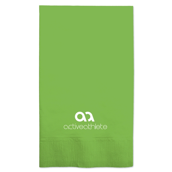 Two ply island colored dinner napkin with 1/8 fold, 15" x... from ASI 88200 TK Sorg's - A Div of Arch Promo Group, LLC / PETITE