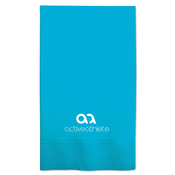 Two ply island colored dinner napkin with 1/8 fold, 15" x... from ASI 88200 TK Sorg's - A Div of Arch Promo Group, LLC / PETITE