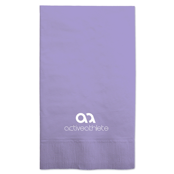 Two ply island colored dinner napkin with 1/8 fold, 15" x... from ASI 88200 TK Sorg's - A Div of Arch Promo Group, LLC / PETITE