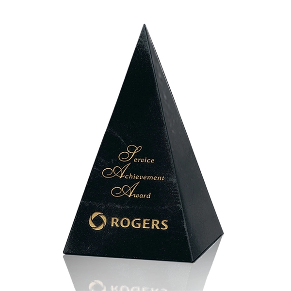 Genuine black marble pyramid shape award.... from ASI 84592 St Regis Group / St Regis