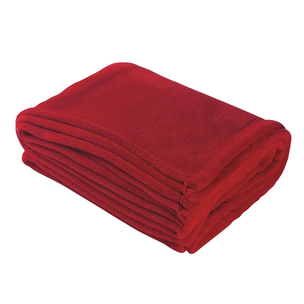 Chenille 100% plush polyester blanket, large 62" x 48".... from ASI 61125 Hit Promotional Products / Hit®