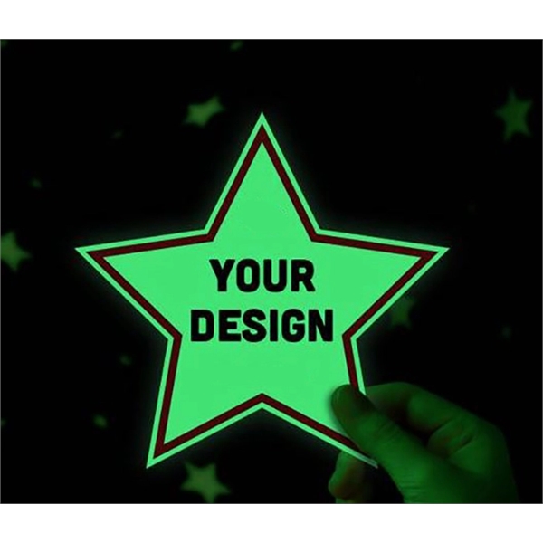 3" x 3" custom cut glow in the dark decal.... from ASI 92531 Unique Custom Products / UCP
