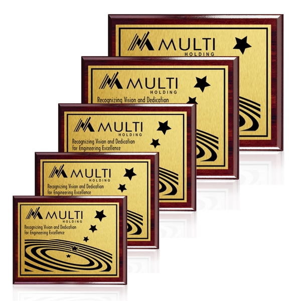 The 7" X 9" Carson plaque features artwork permanently printed and... from ASI 84592 St Regis Group / Prestige Glass