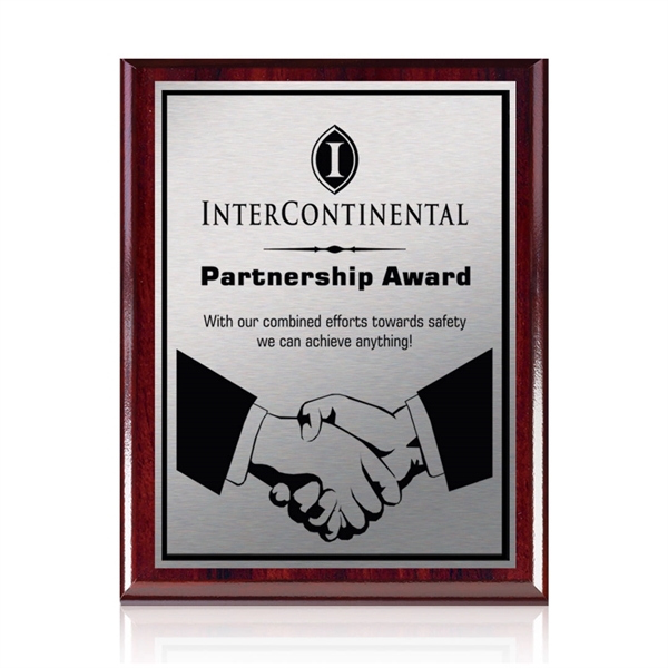 The 7" X 9" Carson plaque features artwork permanently printed and... from ASI 84592 St Regis Group / Prestige Glass