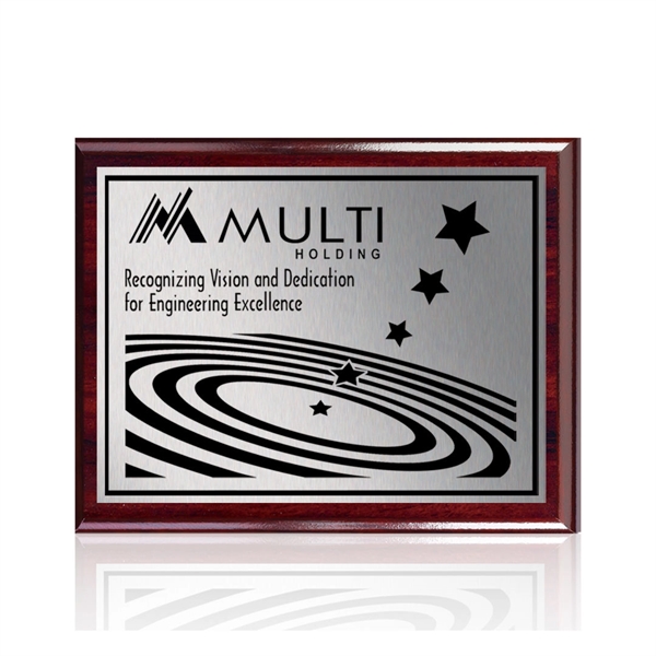 The 7" X 9" Carson plaque features artwork permanently printed and... from ASI 84592 St Regis Group / Prestige Glass