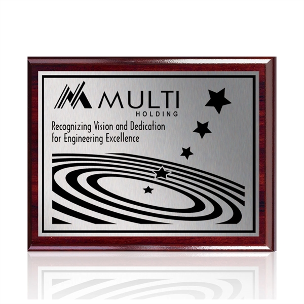 The 7" X 9" Carson plaque features artwork permanently printed and... from ASI 84592 St Regis Group / Prestige Glass