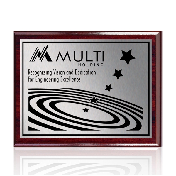 The 7" X 9" Carson plaque features artwork permanently printed and... from ASI 84592 St Regis Group / Prestige Glass