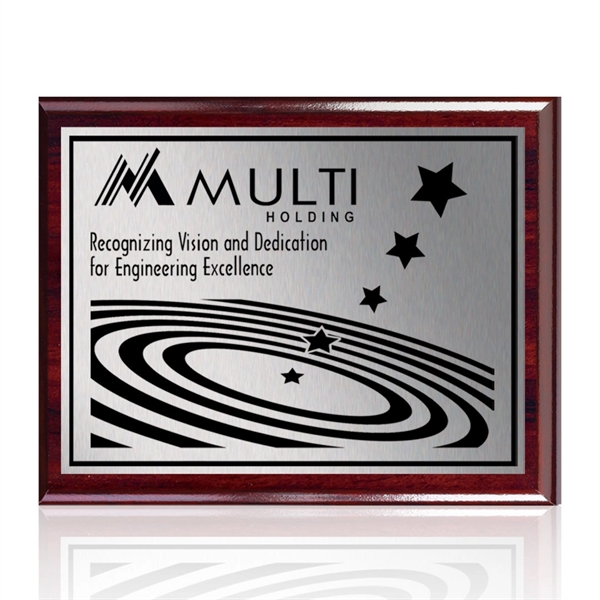 The 7" X 9" Carson plaque features artwork permanently printed and... from ASI 84592 St Regis Group / Prestige Glass