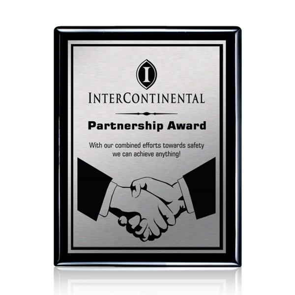 The Carson plaque features artwork permanently printed and heat-fused to an... from ASI 84592 St Regis Group / Prestige Glass