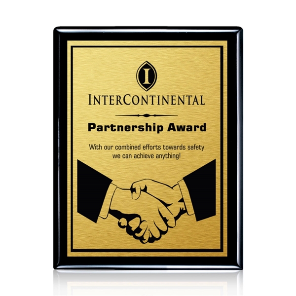 The Carson plaque features artwork permanently printed and heat-fused to an... from ASI 84592 St Regis Group / Prestige Glass