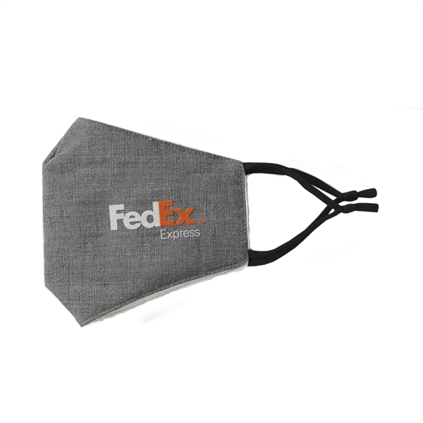 Soft and breathable cotton blend reusable mask... from ASI 40544 Binaco