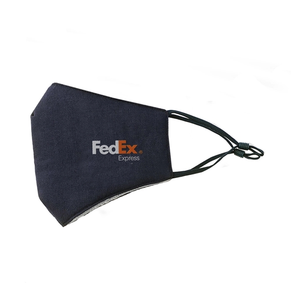 Soft and breathable cotton blend reusable mask... from ASI 40544 Binaco