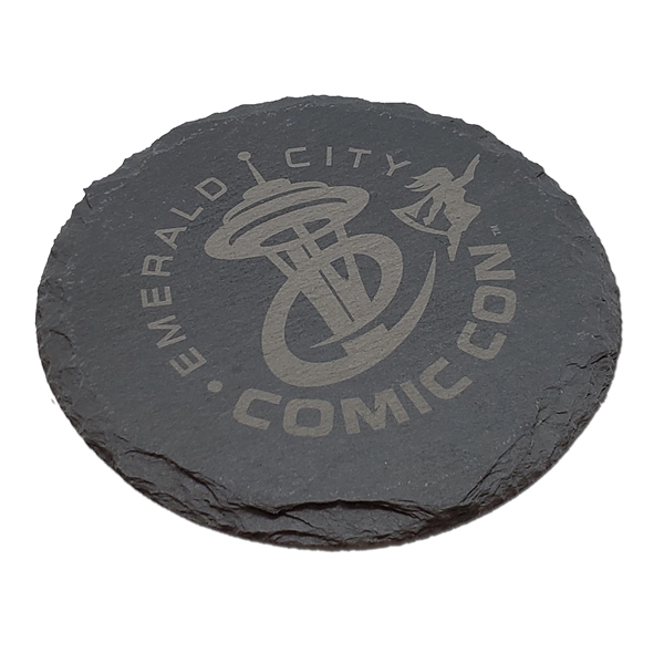 Slate coasters with 4 rubber feet and etched graphics.... from ASI 72521 Morris Magnets