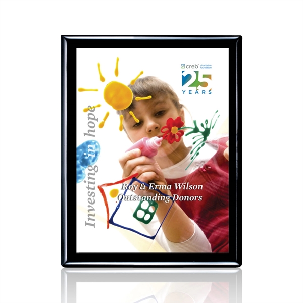 The Carson plaque features artwork permanently printed and heat-fused to an... from ASI 84592 St Regis Group / Prestige Glass