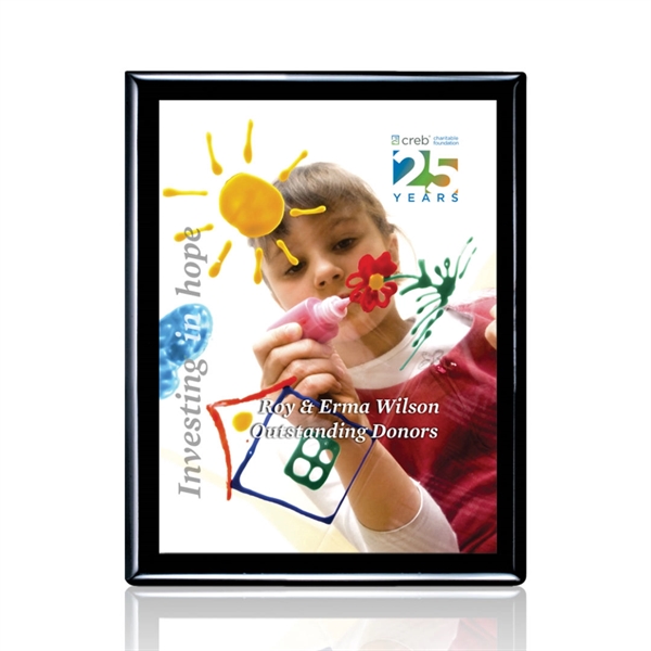 The Carson plaque features artwork permanently printed and heat-fused to an... from ASI 84592 St Regis Group / Prestige Glass