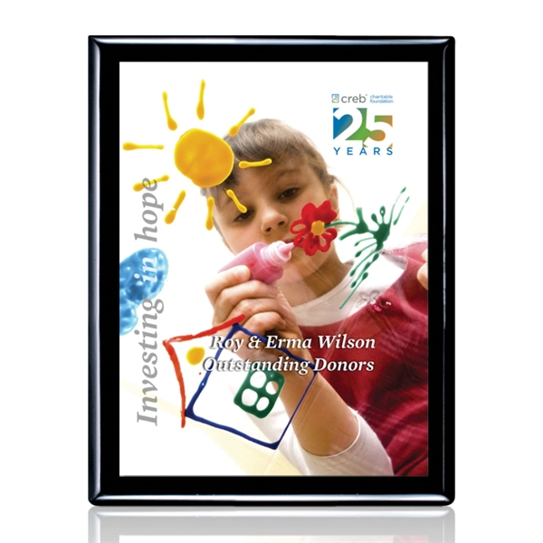 The Carson plaque features artwork permanently printed and heat-fused to an... from ASI 84592 St Regis Group / Prestige Glass