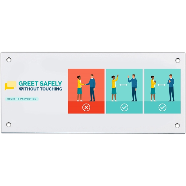 Economy plastic sign, 50 - 75 square inches.... from ASI 61966 HPG / Beacon Promotions HPG Gold