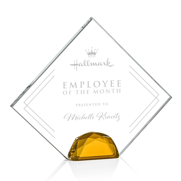 The Deerfield award features a refined Starfire Crystal diamond wedged between... from ASI 84592 St Regis Group / St Regis