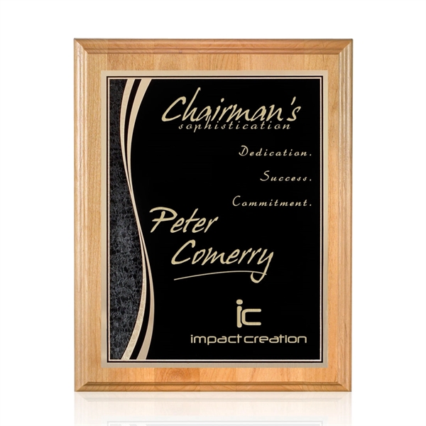 Red alder wall plaque with a Finch plate.... from ASI 84592 St Regis Group / St Regis