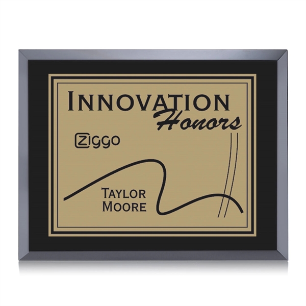 Glass plaque backs, Black / Gold.... from ASI 84592 St Regis Group / St Regis