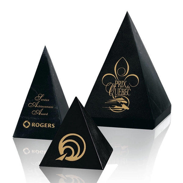 Genuine black marble pyramid shape award.... from ASI 84592 St Regis Group / St Regis
