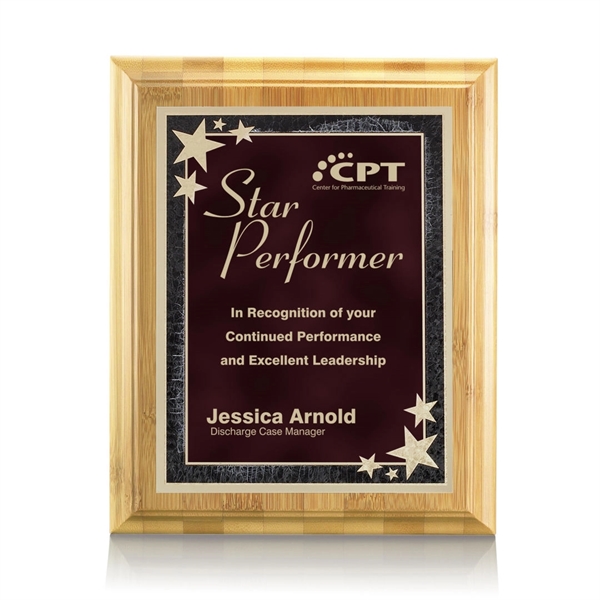 Eco-Friendly Bamboo Plaques... from ASI 84592 St Regis Group / St Regis