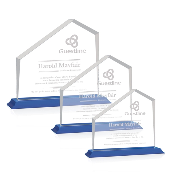 Starfire color award on a blue Bartlett base.... from ASI 84592 St Regis Group / St Regis