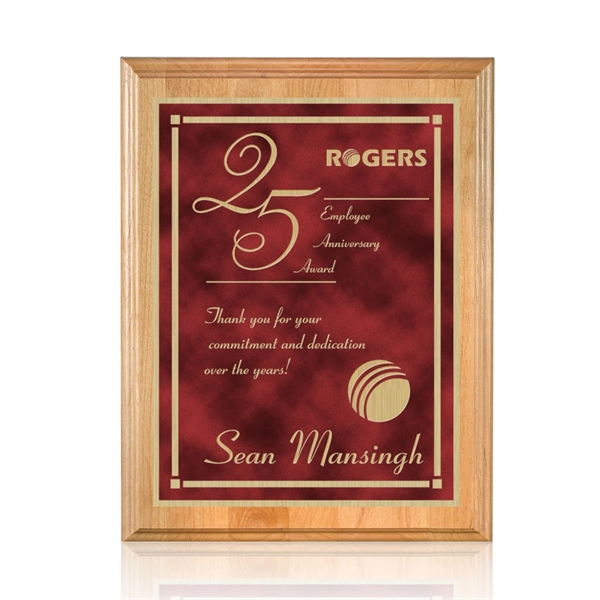 Beautiful Red Alder Plaque... from ASI 84592 St Regis Group / St Regis