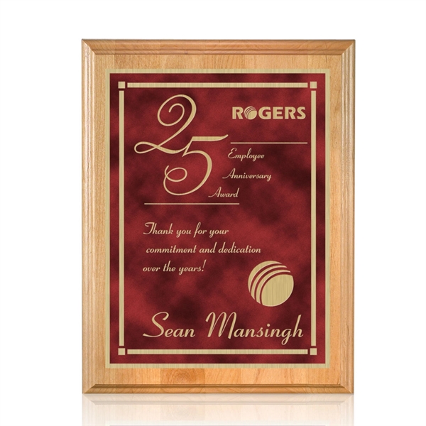 Beautiful Red Alder Plaque... from ASI 84592 St Regis Group / St Regis