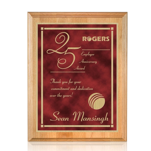 Beautiful Red Alder Plaque... from ASI 84592 St Regis Group / St Regis