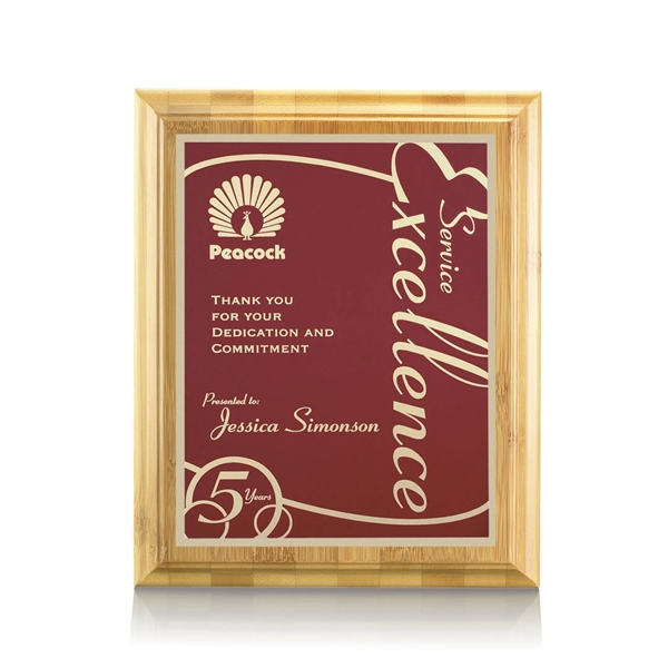 Eco-Friendly Bamboo Plaques... from ASI 84592 St Regis Group / St Regis