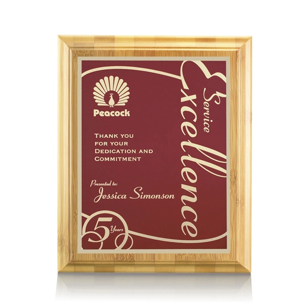 Eco-Friendly Bamboo Plaques... from ASI 84592 St Regis Group / St Regis