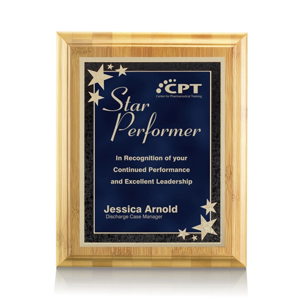 Eco-Friendly Bamboo Plaques... from ASI 84592 St Regis Group / St Regis