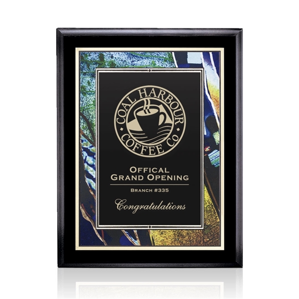 Farnsworth/Verdi Plaque - Black Finish 7"x9"... from ASI 84592 St Regis Group / St Regis