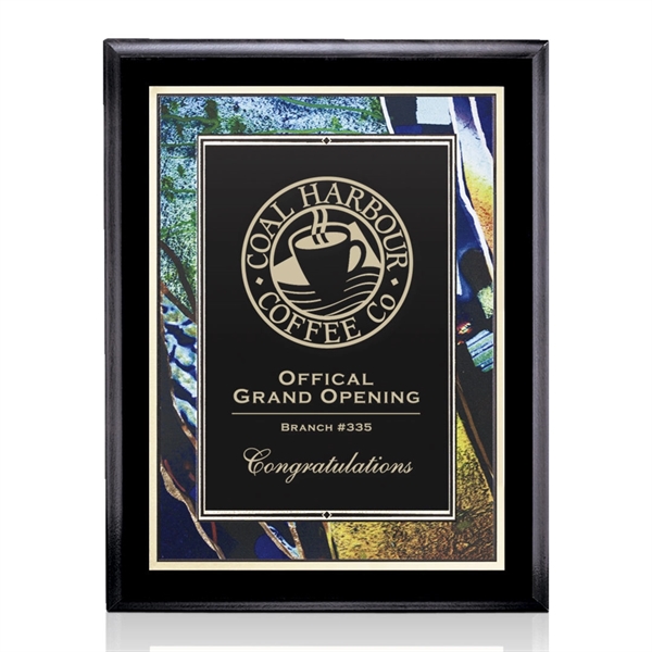 Farnsworth/Verdi Plaque - Black Finish 7"x9"... from ASI 84592 St Regis Group / St Regis
