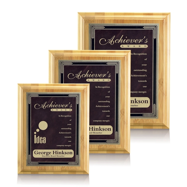 Eco-Friendly Bamboo Plaques... from ASI 84592 St Regis Group / St Regis