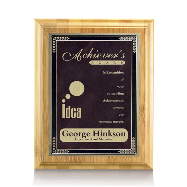 Eco-Friendly Bamboo Plaques... from ASI 84592 St Regis Group / St Regis