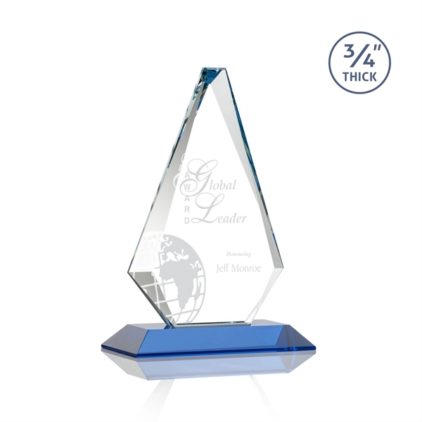The exquisite Windsor Award features a 0.75" thick Starfire Crystal diamond... from ASI 84592 St Regis Group / St Regis