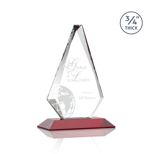 The exquisite Windsor Award features a 0.75" thick Starfire Crystal diamond... from ASI 84592 St Regis Group / St Regis