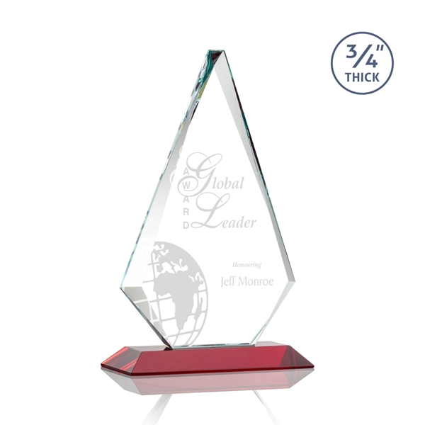 The exquisite Windsor Award features a 0.75" thick Starfire Crystal diamond... from ASI 84592 St Regis Group / St Regis