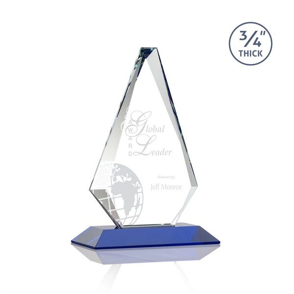 The exquisite Windsor Award features a 0.75" thick Starfire Crystal diamond... from ASI 84592 St Regis Group / St Regis