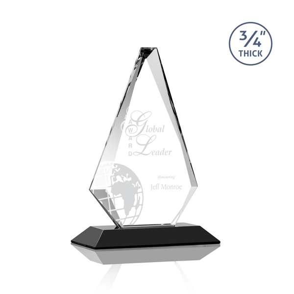 The exquisite Windsor Award features a 0.75" thick Starfire Crystal diamond... from ASI 84592 St Regis Group / St Regis